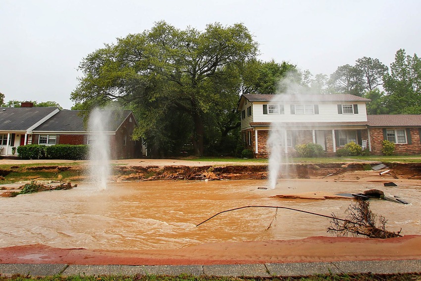 наводнение Балтимор, наоднение Пенсакола, последствия наводнения США, крупнейшее наводнение в США