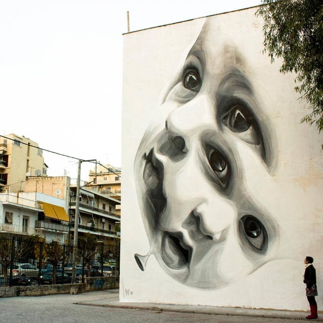 стрит-арт уличные художники рисунки на стенах, лучший стрит-арт апреля