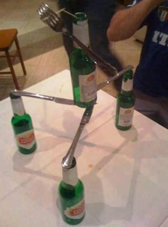 физика ломает сознание, трюки с законами физики, физика фотографии