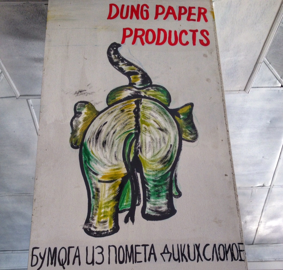 Необычный бизнес, слоновий помёт, бумага из какашек, шри-ланка