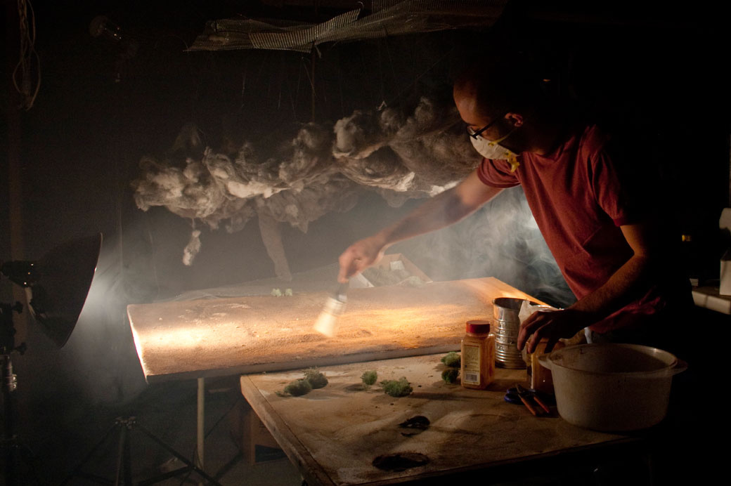 пейзажи, рукотворные, объямные иллюстрации, Matthew Albanese