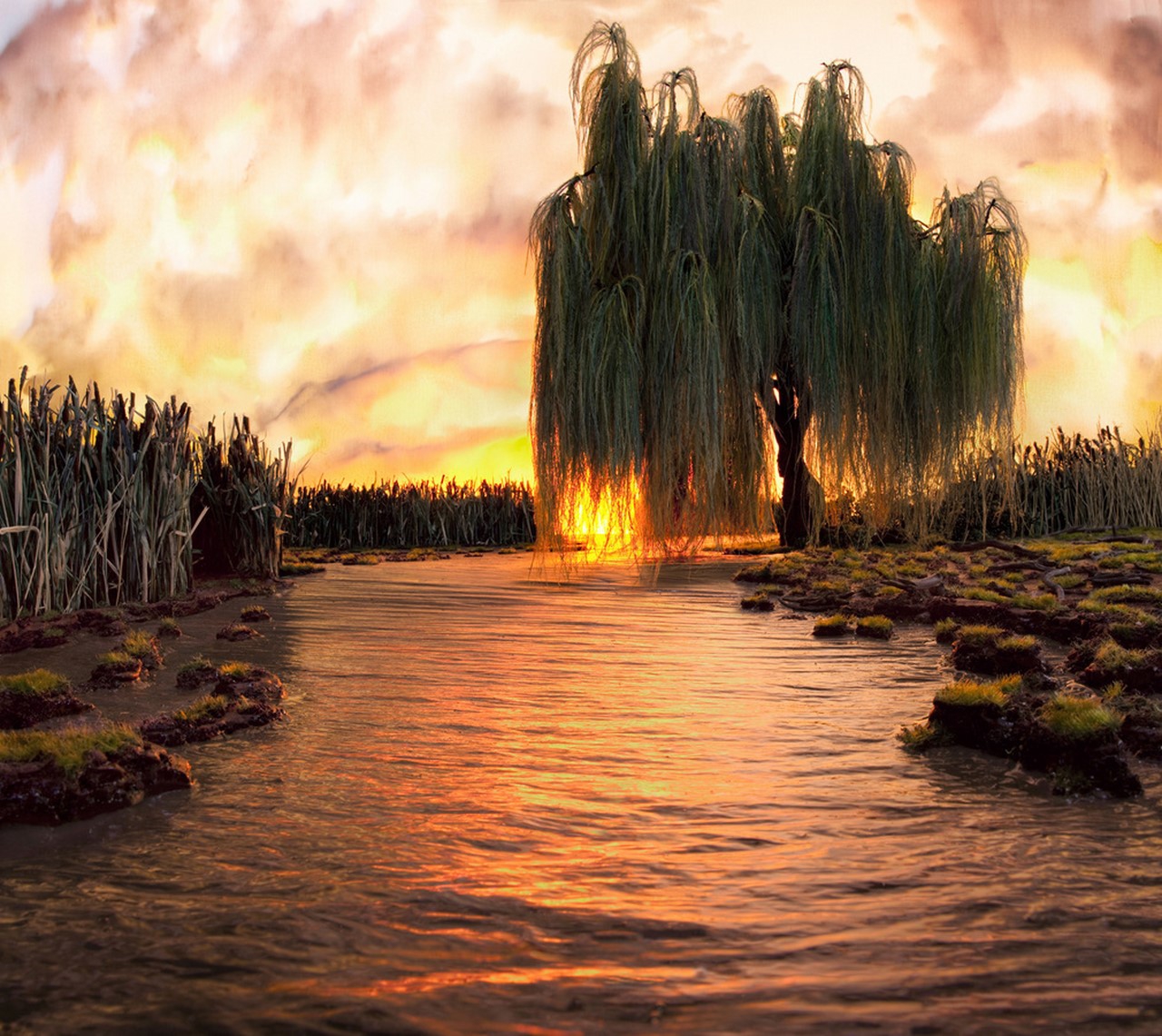 пейзажи, рукотворные, объямные иллюстрации, Matthew Albanese