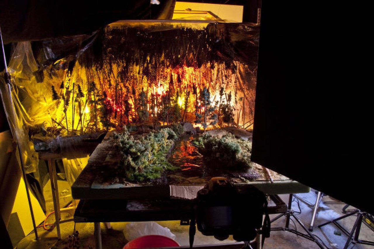 пейзажи, рукотворные, объямные иллюстрации, Matthew Albanese