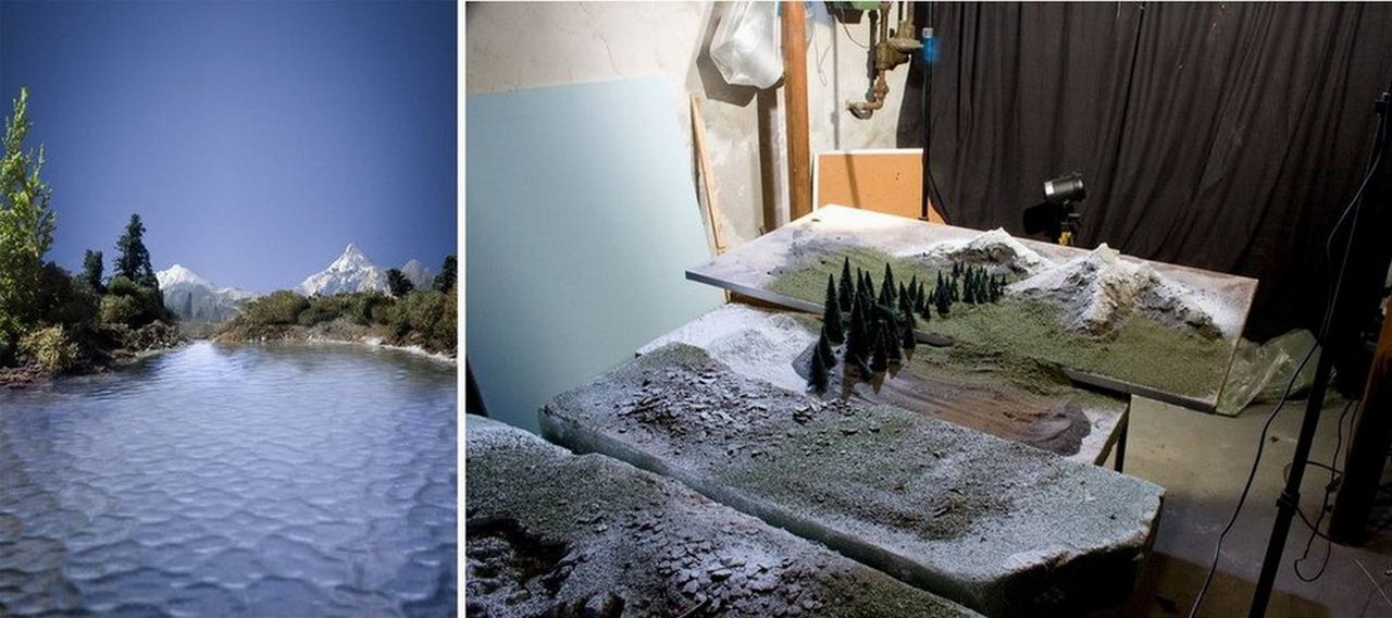 пейзажи, рукотворные, объямные иллюстрации, Matthew Albanese