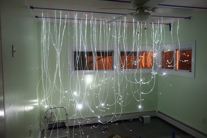 Звездное небо, в комнате будущего ребенка, сына, своими руками