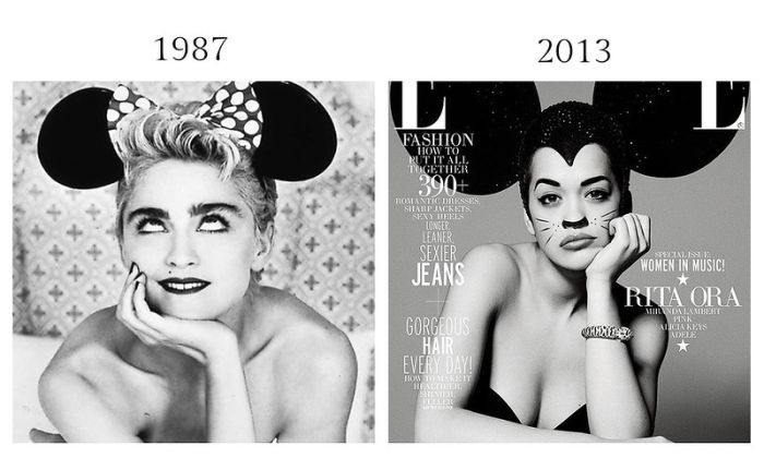 Идеи,старых фотографий, прошлого, украденные, в современных,  плагиат