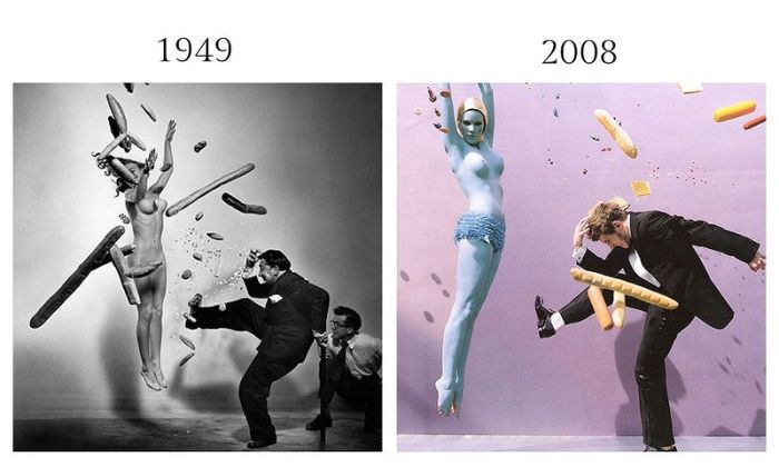 Идеи,старых фотографий, прошлого, украденные, в современных,  плагиат