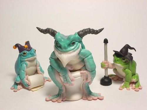 Очаровательные кольца в виде животных от Дзиро Миура животные кольца, художник Дзиро Миура, Jiro Miura, скульптуры из полимерной шлины