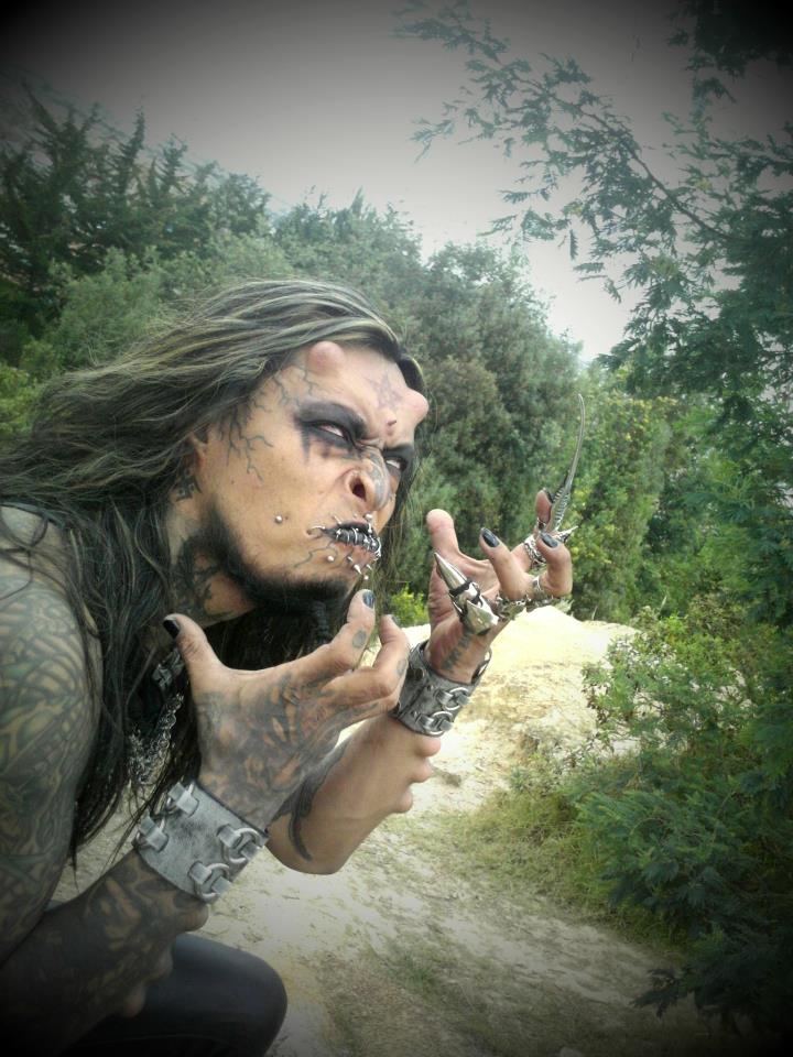 Caim Divell, настоящий дьявол из Колумбии, El diablo Colombiano, самые страшные модификации, 