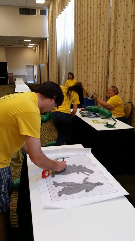 Годзилла из воздушных шариков, Годзилла 2500 воздушных шариков