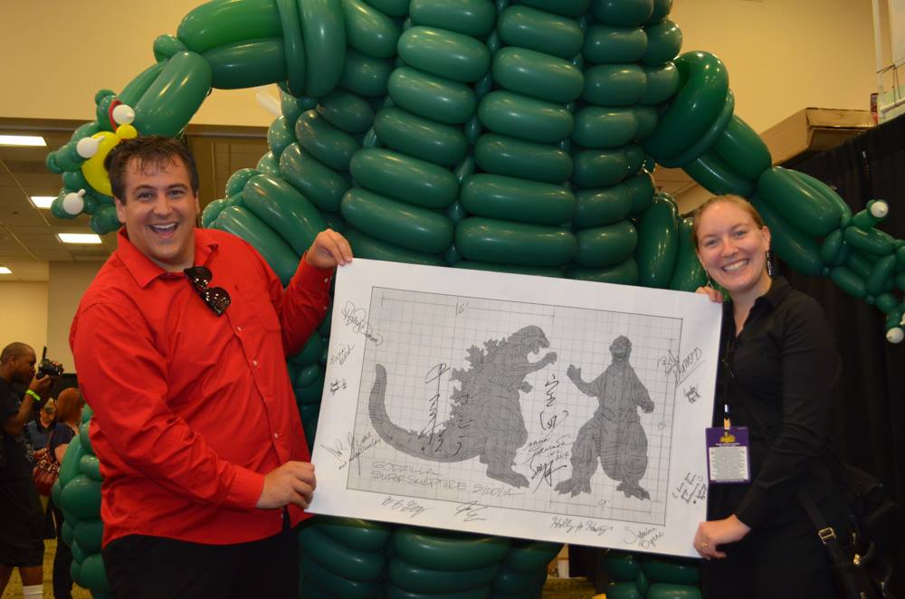 Годзилла из воздушных шариков, Годзилла 2500 воздушных шариков