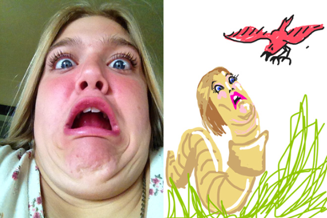 пародия на чужие селфи, пародия на самострелы