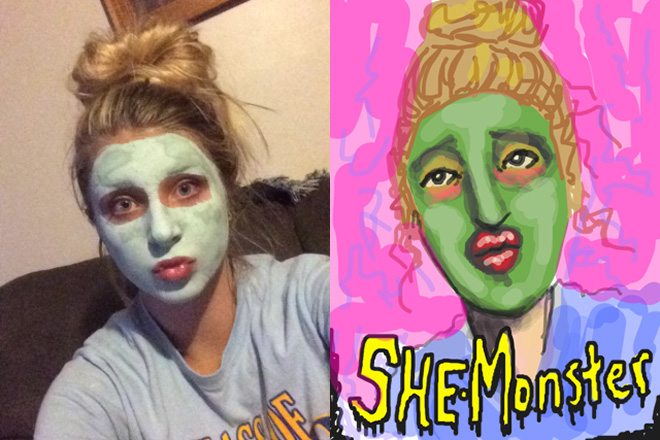 пародия на чужие селфи, пародия на самострелы