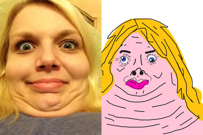 пародия на чужие селфи, пародия на самострелы