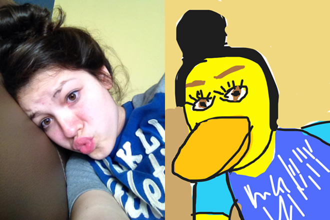 пародия на чужие селфи, пародия на самострелы