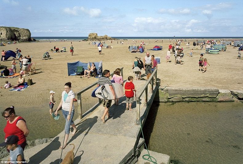 Радикальная разница между фотографиями берегов во время приливов и во время отливов разница приливы отливы, Майкл Мартен,Michael Marten, фотографии до и после прилива отлива, приливы отливы фото