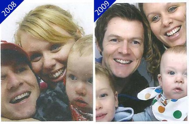 Giles Paley-Phillips, Michell Paley-Phillips, Мишель и Джайлс Палей-Филлипс,каждый год в фотокабинке, пара фотографируется каждый год