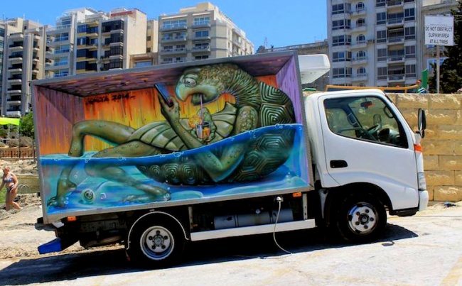 стрит-арт, лучший стрит-арт августа