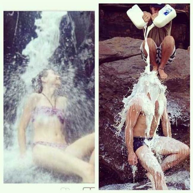 Tinder Тиндер, Джаррод Аллен Jarrod Allen, Tinderfella, Парень создаёт смешные пародии на типичные фотографии девушек