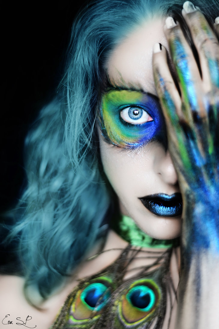 Halloween make up, Ева Пернас, Eva Senín Pernas, макияж Хэллоуин