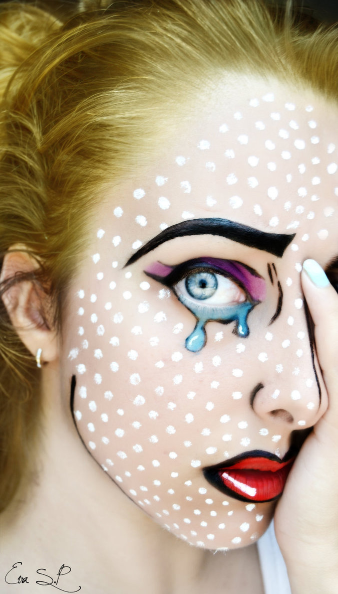 Halloween make up, Ева Пернас, Eva Senín Pernas, макияж Хэллоуин