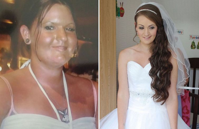 девушка похудела для свадебного платья, свадебное платье вдохновило на похудение