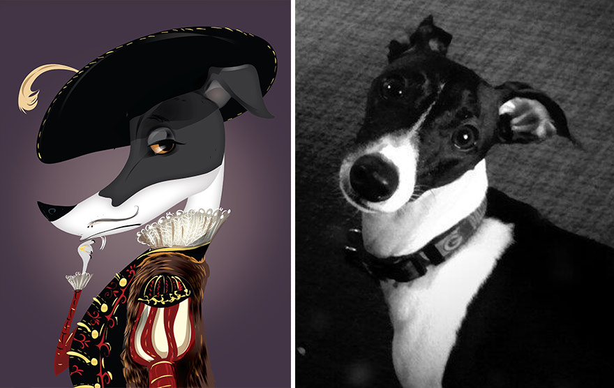 портреты домашних питомцев с учётом их характера, Chris Beetow