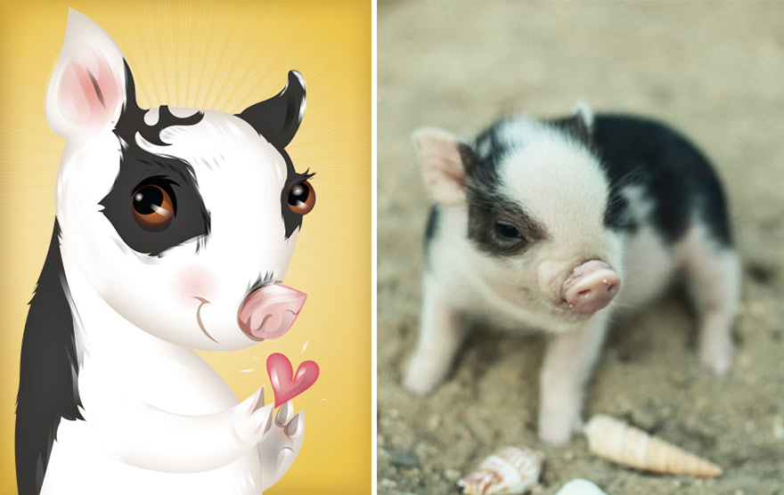 портреты домашних питомцев с учётом их характера, Chris Beetow