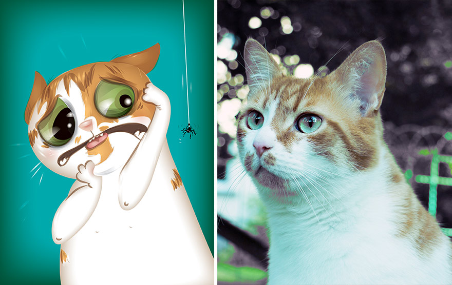 портреты домашних питомцев с учётом их характера, Chris Beetow