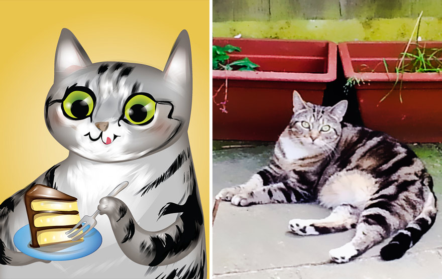 портреты домашних питомцев с учётом их характера, Chris Beetow