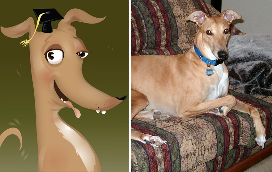 портреты домашних питомцев с учётом их характера, Chris Beetow