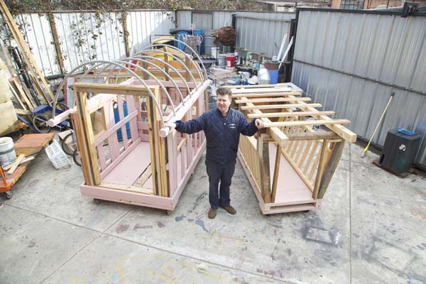 маленькие передвижные дома для бездомных, дома для бездомных из мусора, Грегори Клейн, Gregory Kloehn