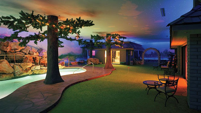 роскошщный бункер, бункер для аристократов, шикарное убежище, противоатомный 