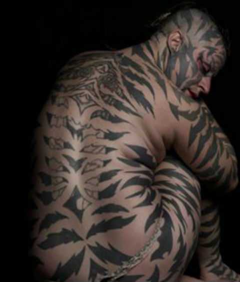 Катцен Гоббс Katzen Hobbes, женщина тигр