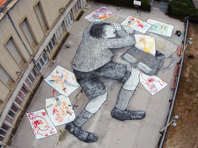 стрит-арт месяца, лучший стрит-арт за сентябрь 2014