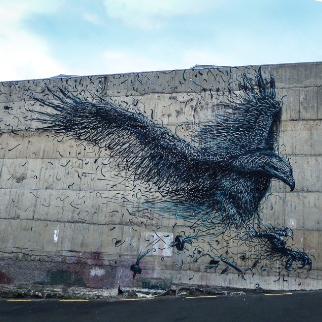 стрит-арт месяца, лучший стрит-арт за сентябрь 2014