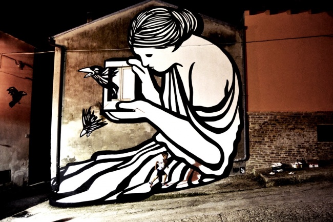 стрит-арт месяца, лучший стрит-арт за сентябрь 2014