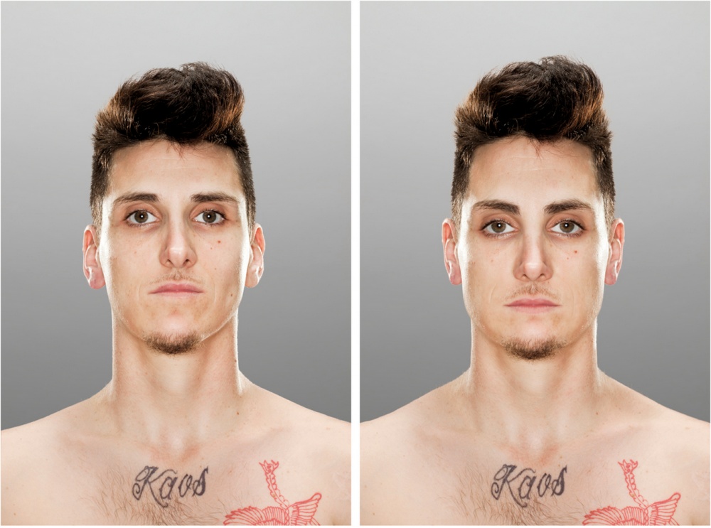 Идеальное лицо: фотопроект, позволяющий увидеть свой идеальный образ сканирование головного мозга, необычный фотопроект, Скотт Чассерот, Scott Chasserot, Original ideal