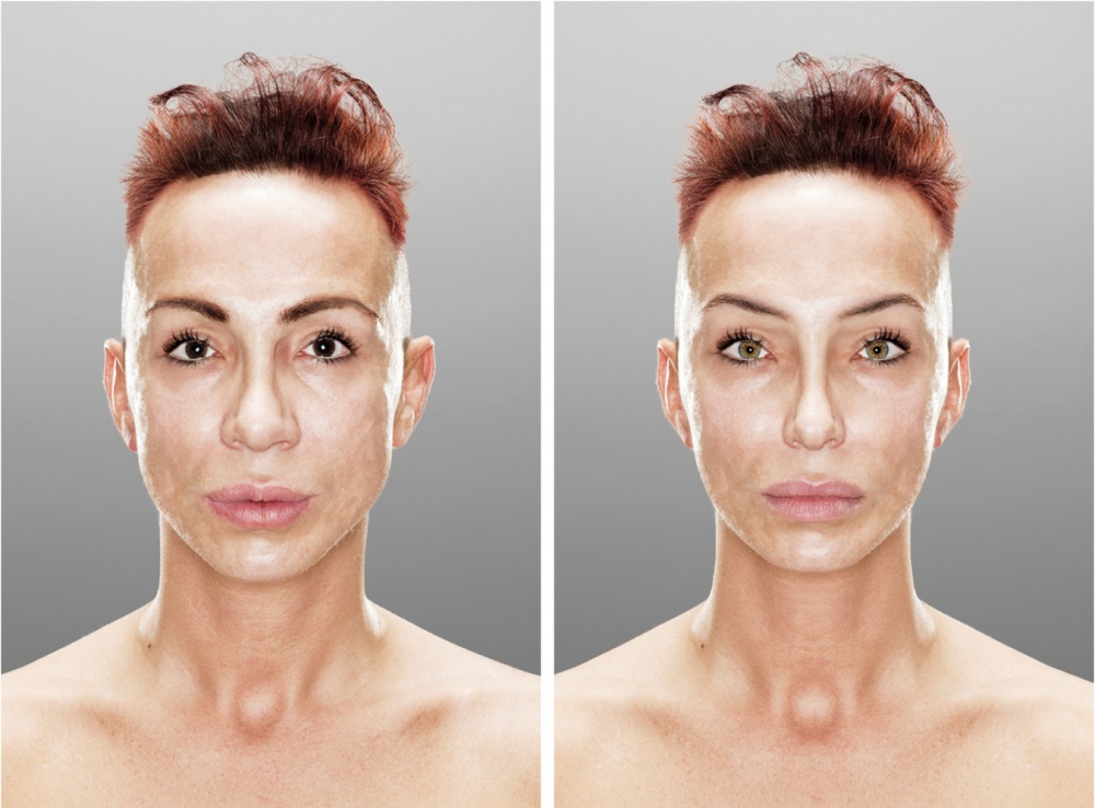 Идеальное лицо: фотопроект, позволяющий увидеть свой идеальный образ сканирование головного мозга, необычный фотопроект, Скотт Чассерот, Scott Chasserot, Original ideal