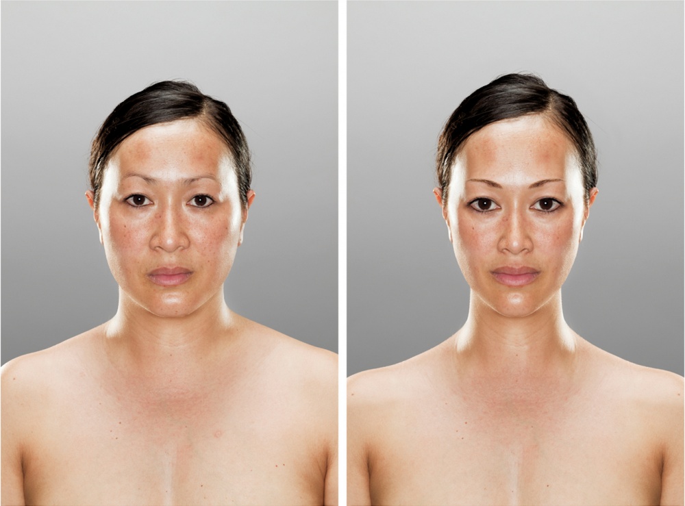 Идеальное лицо: фотопроект, позволяющий увидеть свой идеальный образ сканирование головного мозга, необычный фотопроект, Скотт Чассерот, Scott Chasserot, Original ideal