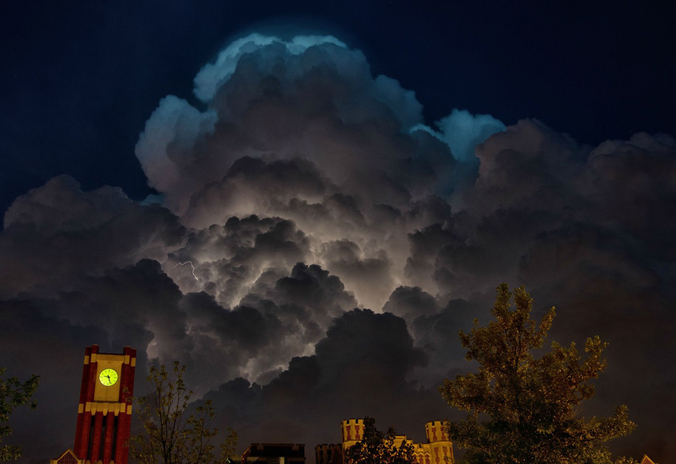 Надвигающиеся бури, надвигающийся шторм, красивые молнии, красивая гроза, мощь природы