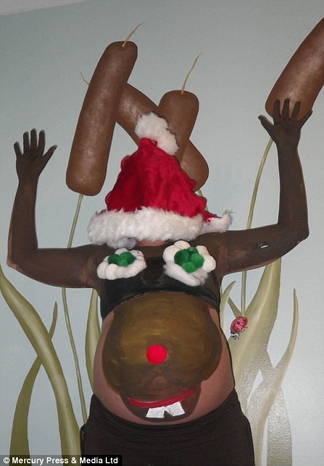 нелепые рождественские фотографии, смешные новогодние фотографии, нелепое фото Тони Блэра с женой Шери