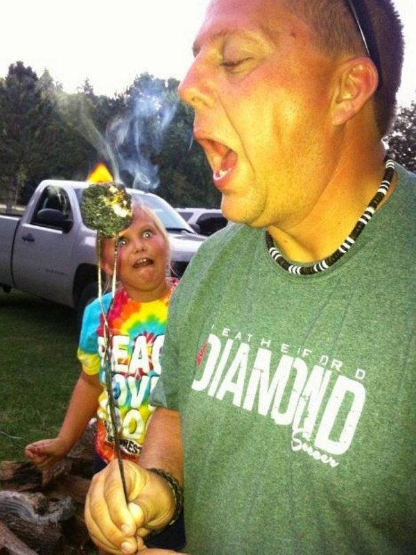 в нужный момент, пойманный кадр