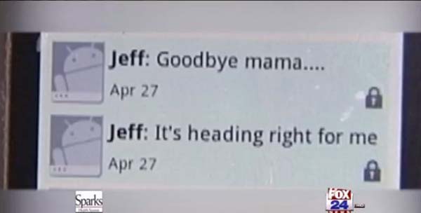 попрощался с мамой перед смертью, торнадо написал письмо маме, Джеффри Хантер, Jeffrey Hunter