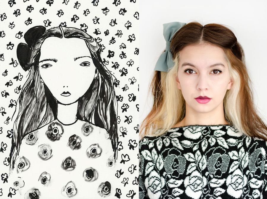 копирует стиль и позы девушек с портретов, копирует стиль и позы девушек с картин,  С картины,From a Painting