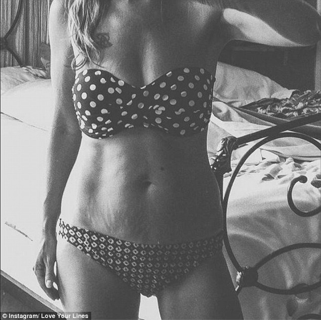 Instagram Love Your Lines, инстаграм растяжки, полюби свои растяжки