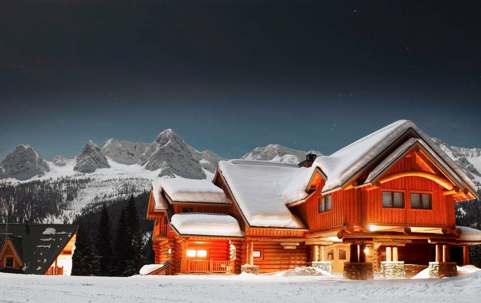 заснеженные природные места, снежные горы, природа в снегу, города под снегом