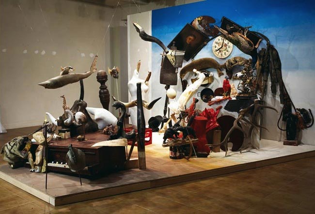 анаморфные картины из хлама, картины из хлама, Бернар Пра, Bernard Pras