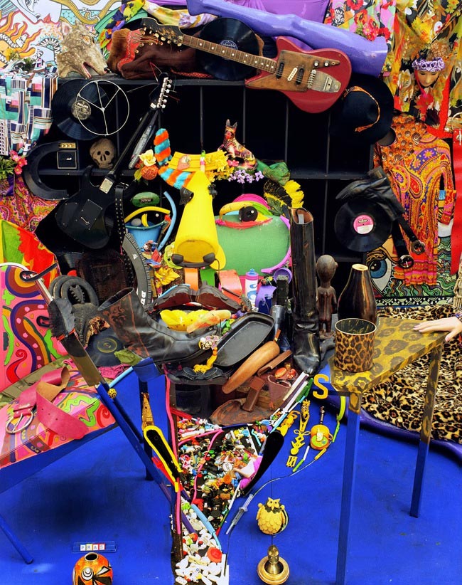 анаморфные картины из хлама, картины из хлама, Бернар Пра, Bernard Pras