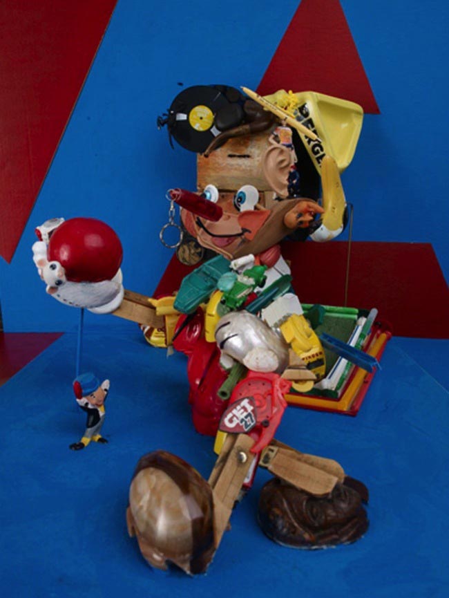 анаморфные картины из хлама, картины из хлама, Бернар Пра, Bernard Pras